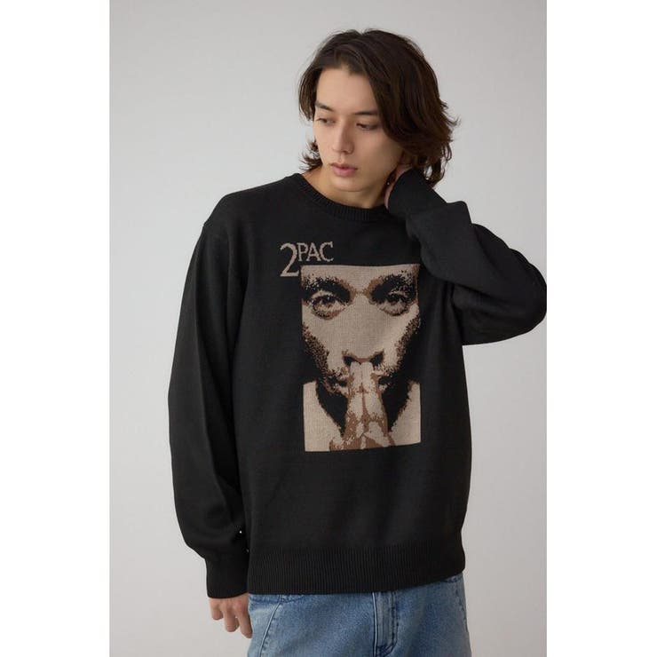 RAP HIP HOPグラフィックニット | AZUL BY MOUSSY | 詳細画像12 