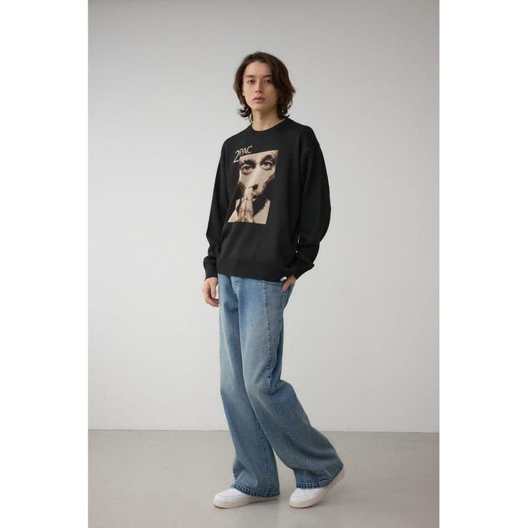 RAP HIP HOPグラフィックニット | AZUL BY MOUSSY | 詳細画像14 