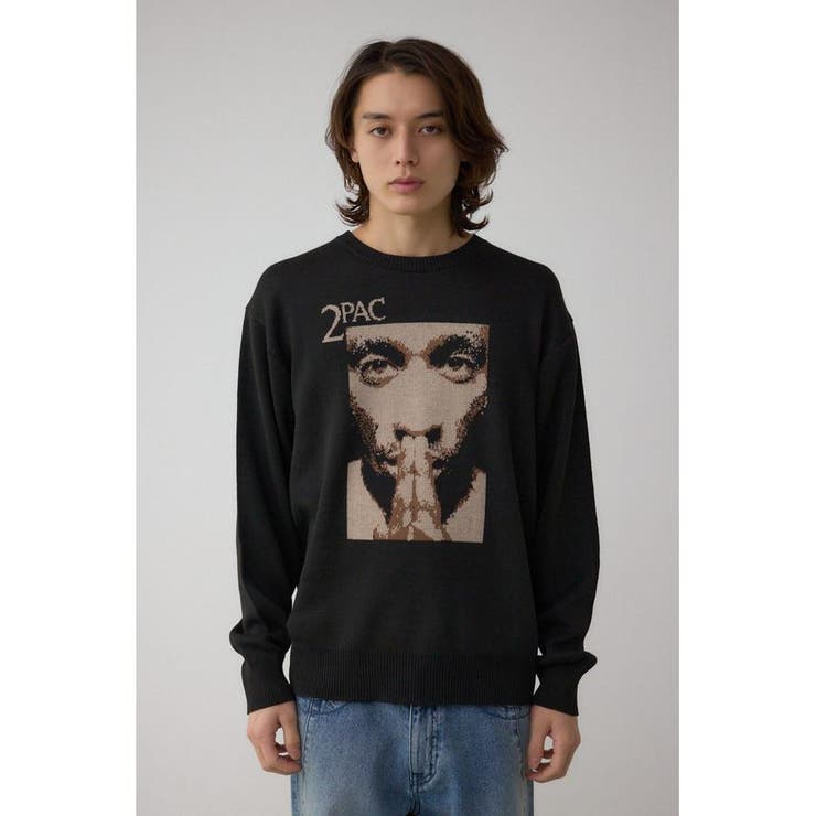 RAP HIP HOPグラフィックニット | AZUL BY MOUSSY | 詳細画像14 