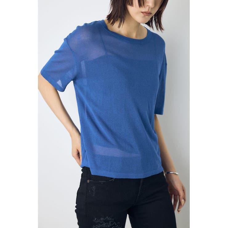 シアールーズ半袖ニット | AZUL BY MOUSSY | 詳細画像11 