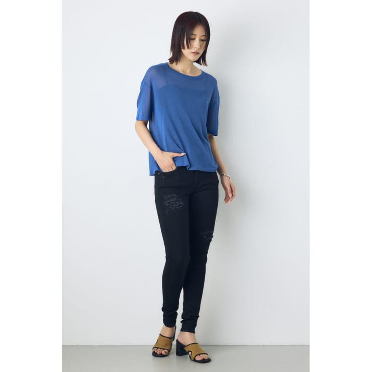 シアールーズ半袖ニット | AZUL BY MOUSSY | 詳細画像14 
