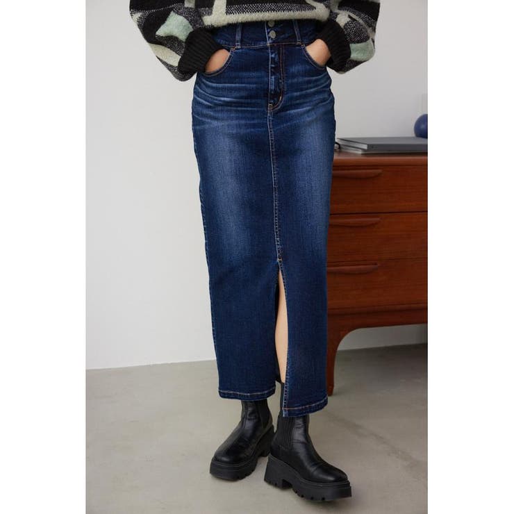 D/BLU3 | AZUL DENIM ハイウエストスカート | AZUL BY MOUSSY