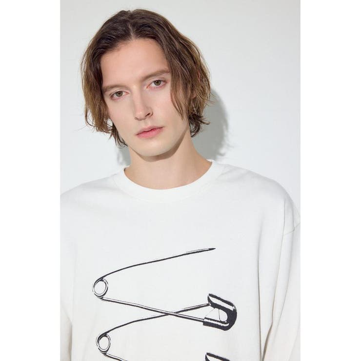 SAFETY PIN長袖Tシャツ | AZUL BY MOUSSY | 詳細画像2 