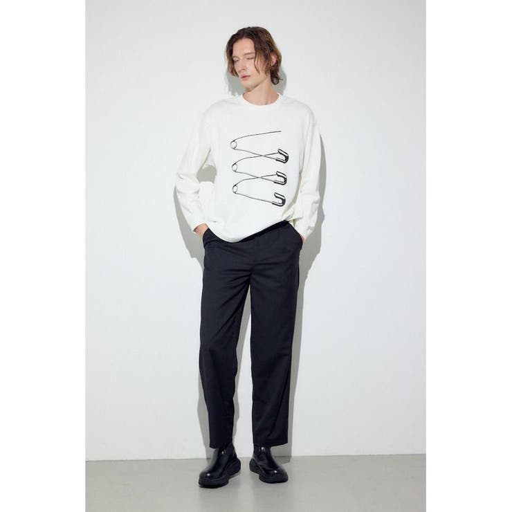 SAFETY PIN長袖Tシャツ | AZUL BY MOUSSY | 詳細画像4 