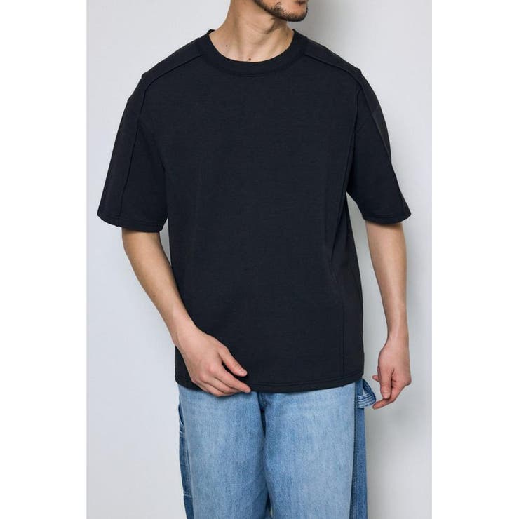 BLK | ポンチ切り替えデザイントップス | AZUL BY MOUSSY