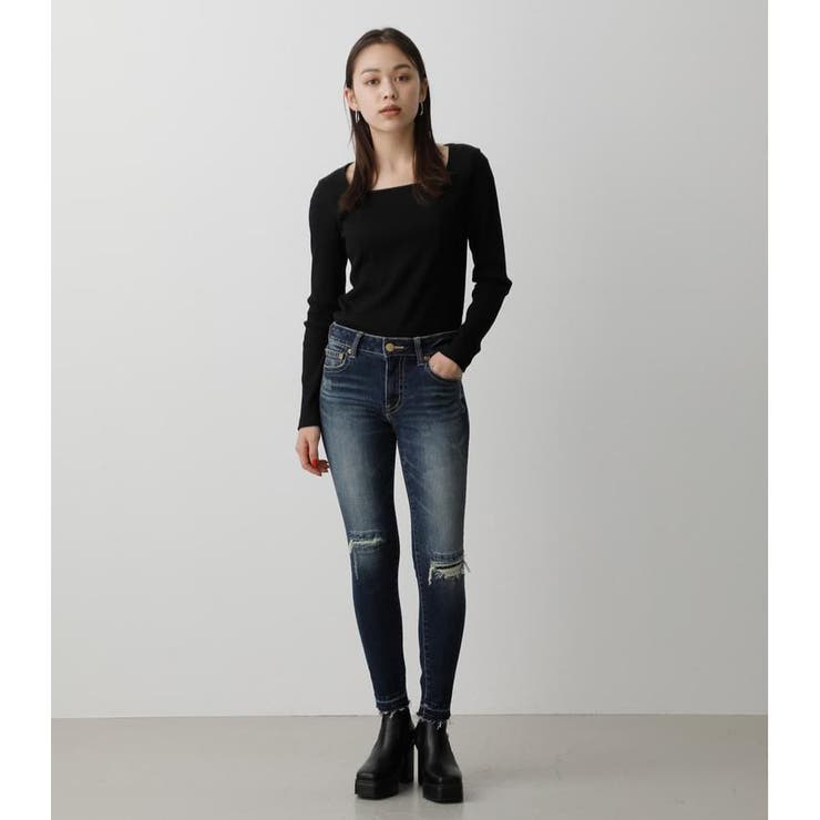 REPAIR DENIM SKINNY ２[品番：AZLW0019250]｜AZUL BY MOUSSY