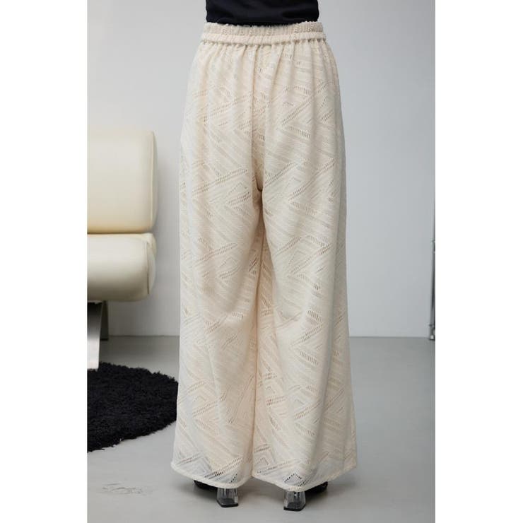 レースリラックスパンツ | AZUL BY MOUSSY | 詳細画像8 