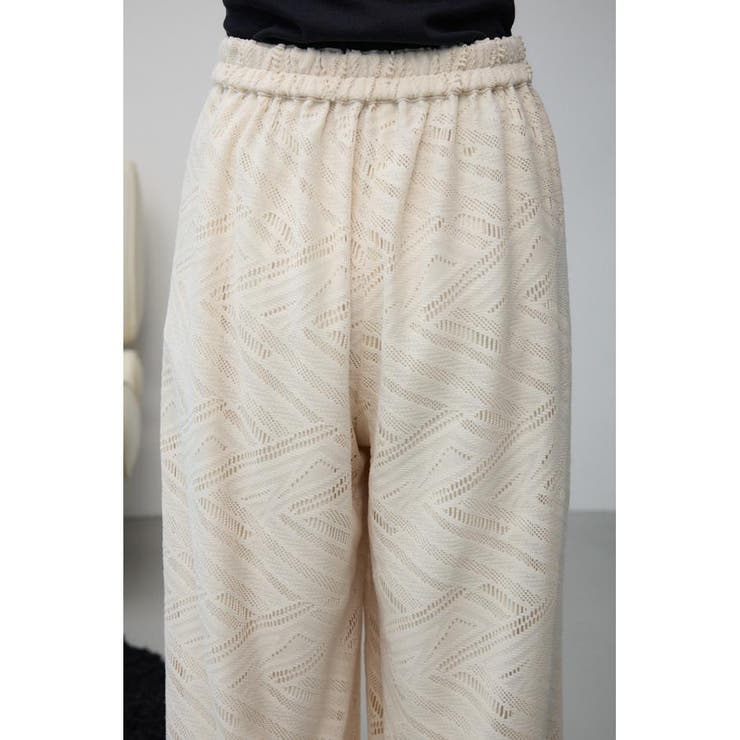 レースリラックスパンツ | AZUL BY MOUSSY | 詳細画像10 