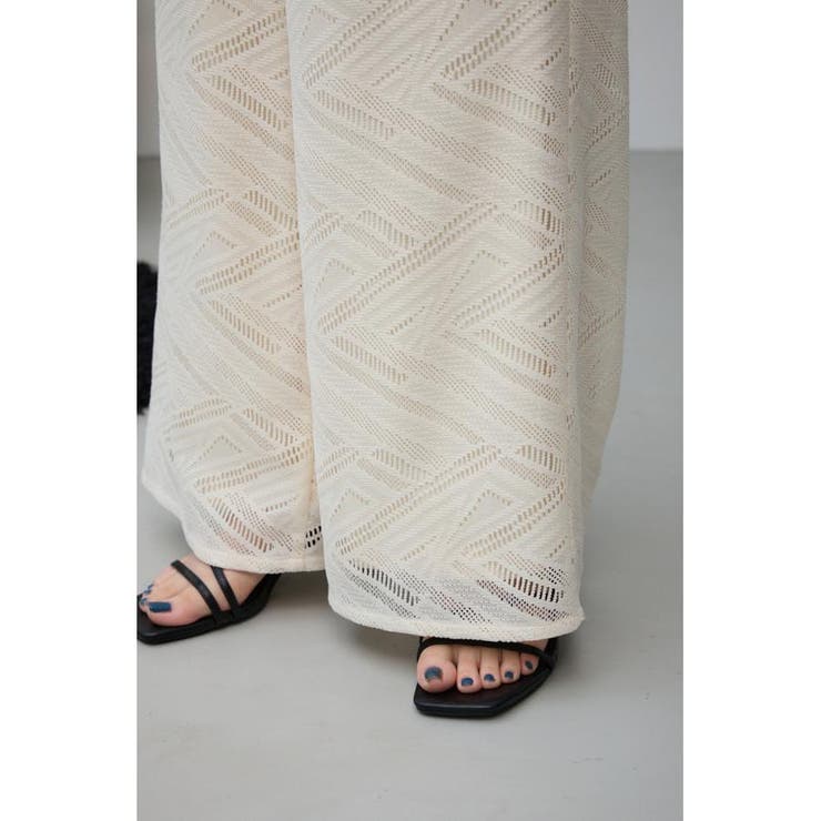 レースリラックスパンツ | AZUL BY MOUSSY | 詳細画像12 