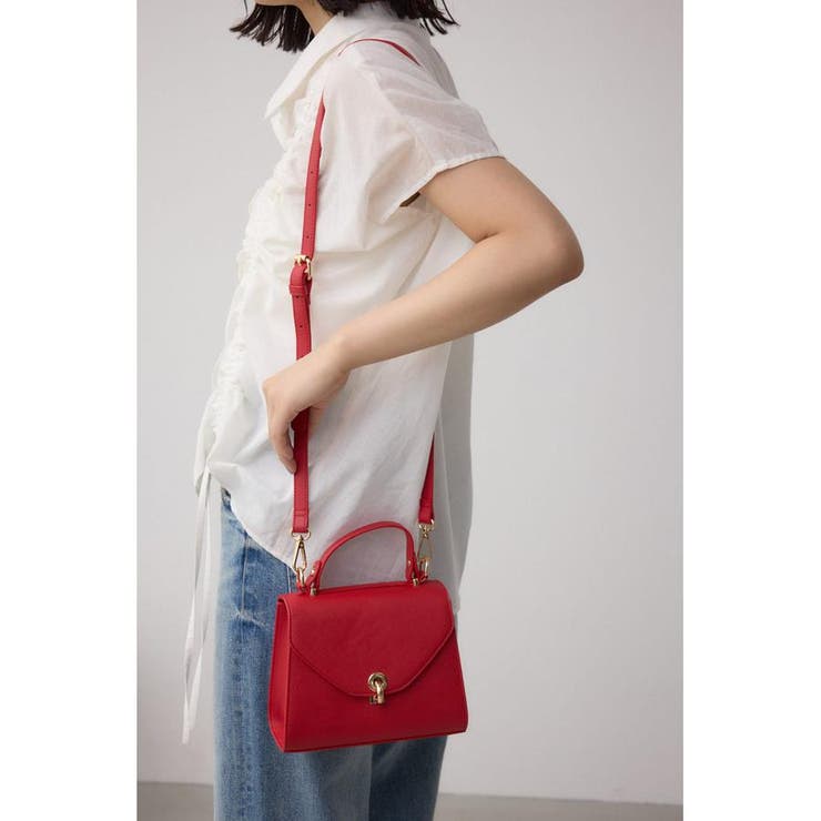 RED | リングターンロックミニハンドバッグ | AZUL BY MOUSSY