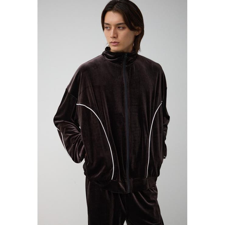 ベロアライントラックジャケット[品番：AZLW0022616]｜AZUL BY MOUSSY