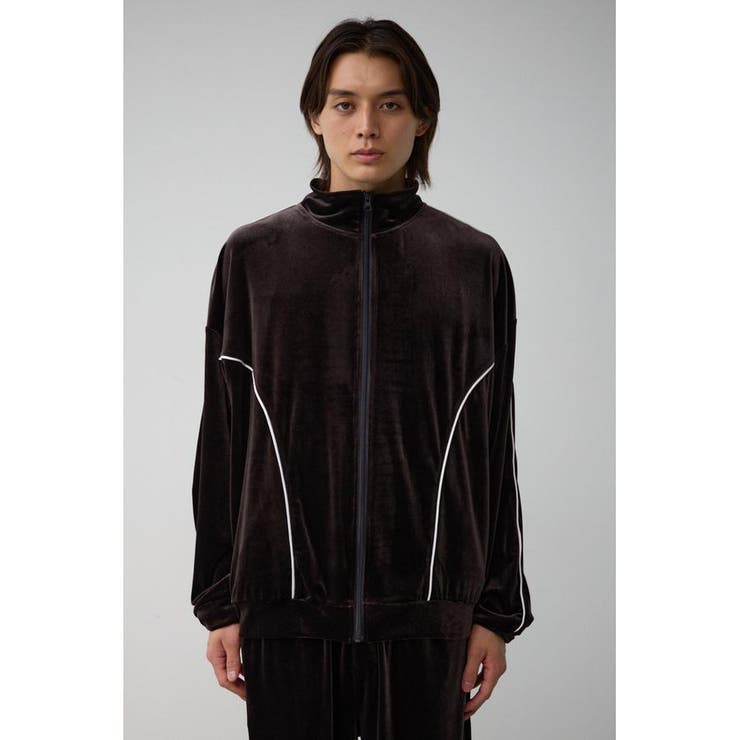 ベロアライントラックジャケット[品番：AZLW0022616]｜AZUL BY MOUSSY