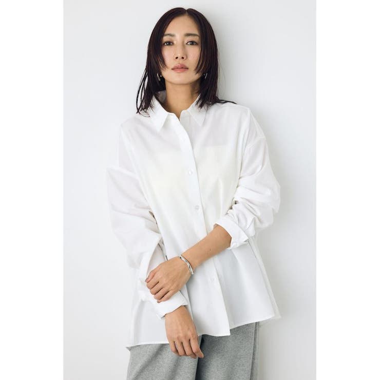 レギュラーカラーオーバーシルエットシャツ | AZUL BY MOUSSY | 詳細画像1 