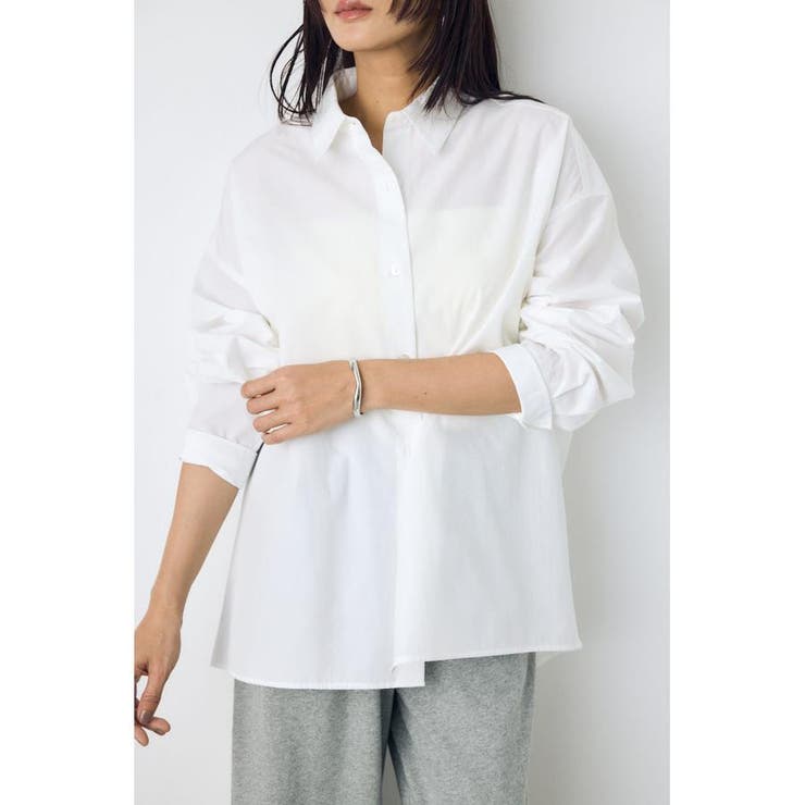 レギュラーカラーオーバーシルエットシャツ | AZUL BY MOUSSY | 詳細画像2 