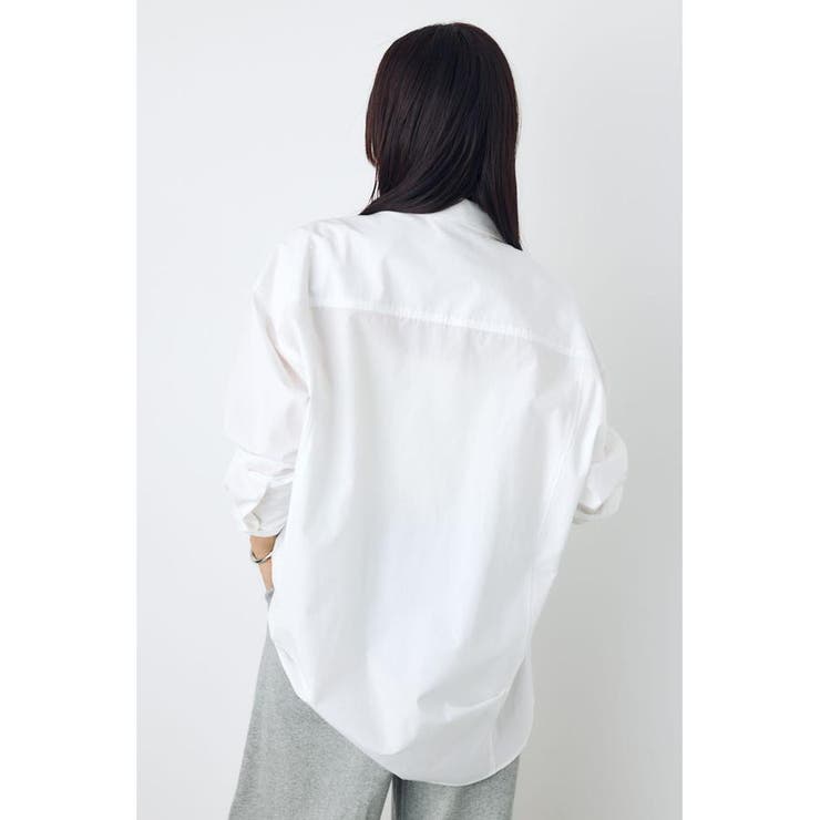 レギュラーカラーオーバーシルエットシャツ | AZUL BY MOUSSY | 詳細画像4 