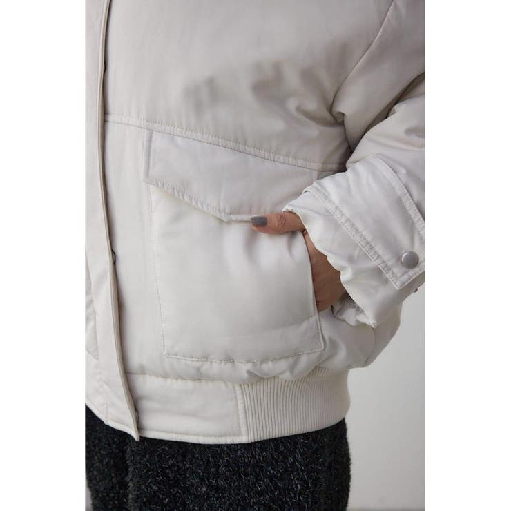 襟リブ中綿ポケットブルゾン | AZUL BY MOUSSY | 詳細画像12 