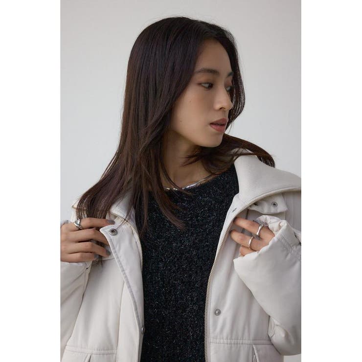 襟リブ中綿ポケットブルゾン | AZUL BY MOUSSY | 詳細画像2 