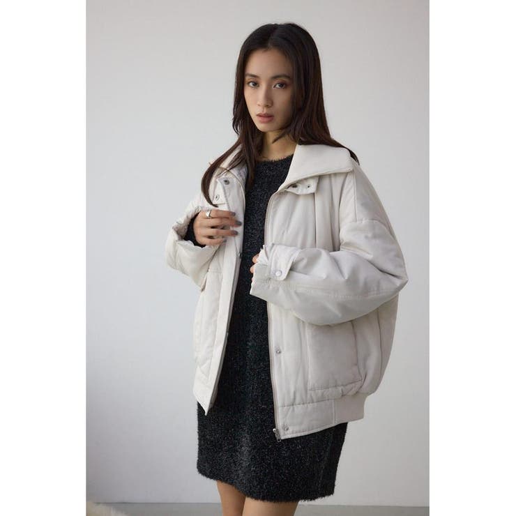 襟リブ中綿ポケットブルゾン | AZUL BY MOUSSY | 詳細画像3 