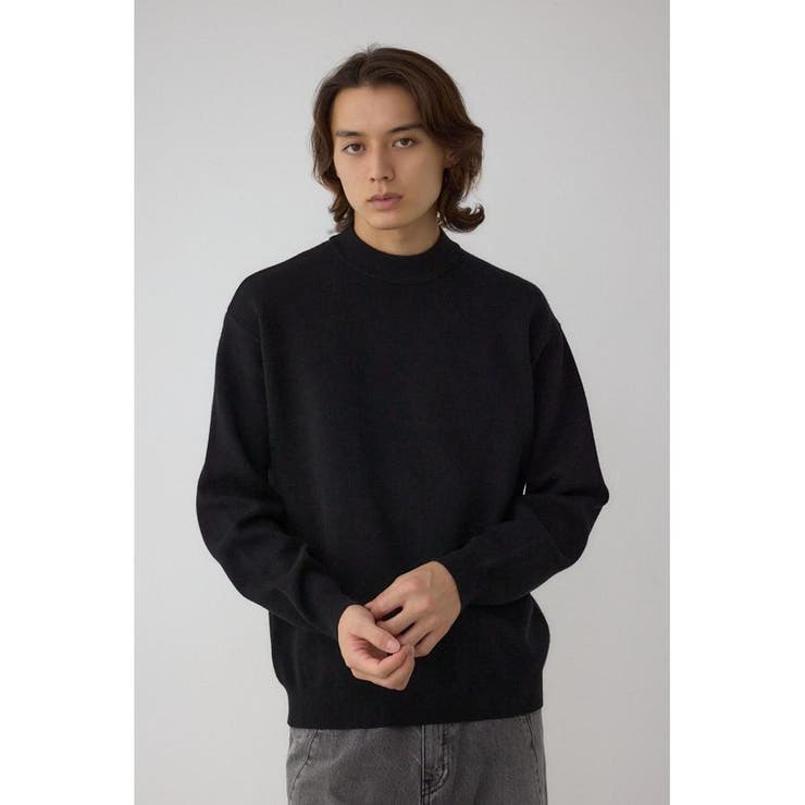 スムースニットモックネックトップス | AZUL BY MOUSSY | 詳細画像14 