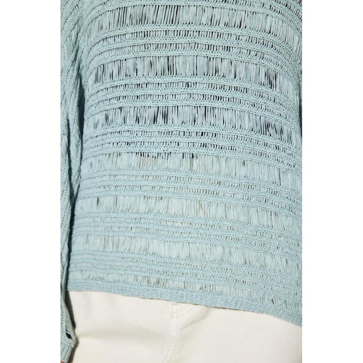 テープヤーンドルマンニットトップス | AZUL BY MOUSSY | 詳細画像18 