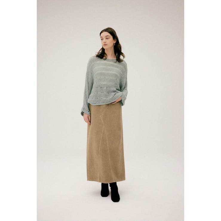 テープヤーンドルマンニットトップス | AZUL BY MOUSSY | 詳細画像10 