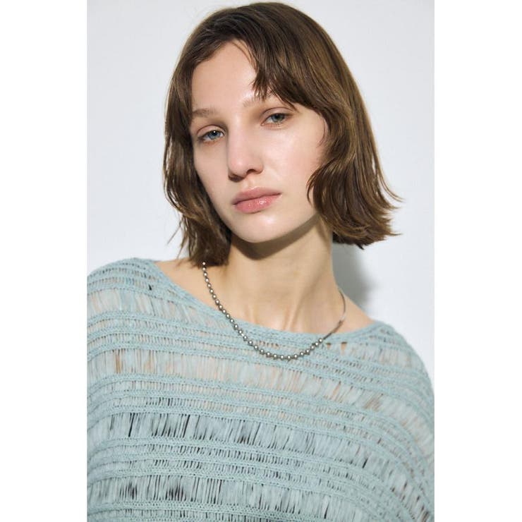 テープヤーンドルマンニットトップス | AZUL BY MOUSSY | 詳細画像16 