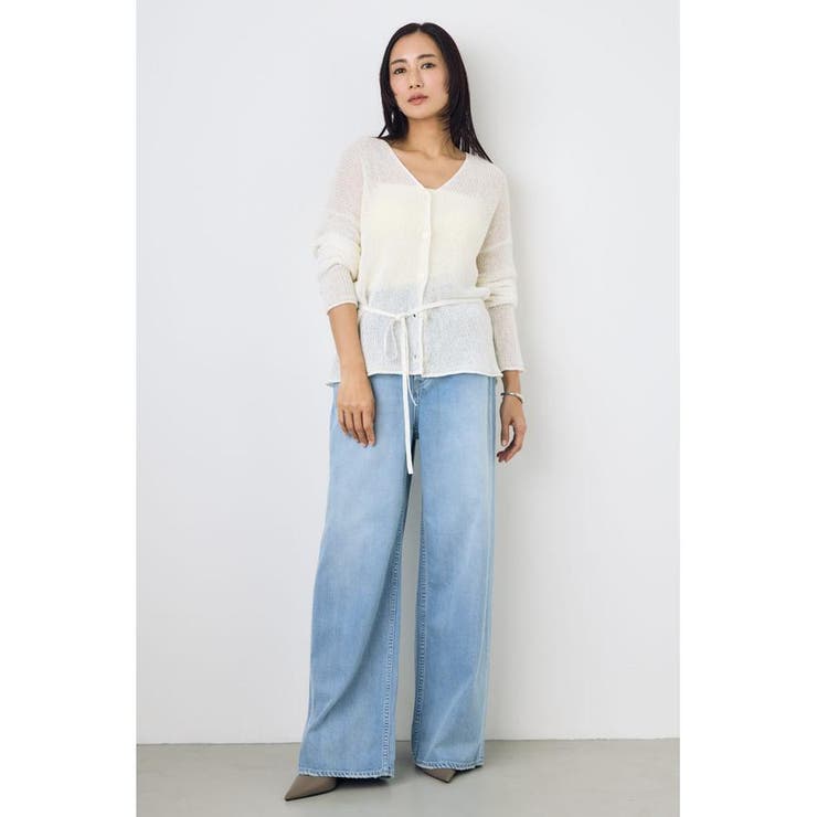 ドライタッチニットVネックカーディガン | AZUL BY MOUSSY | 詳細画像5 
