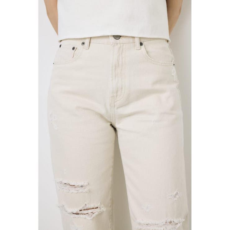 AZUL DENIM ダメージストレートデニム | AZUL BY MOUSSY | 詳細画像5 