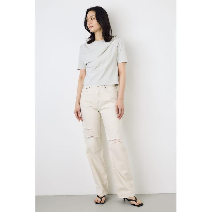 AZUL DENIM ダメージストレートデニム | AZUL BY MOUSSY | 詳細画像10 