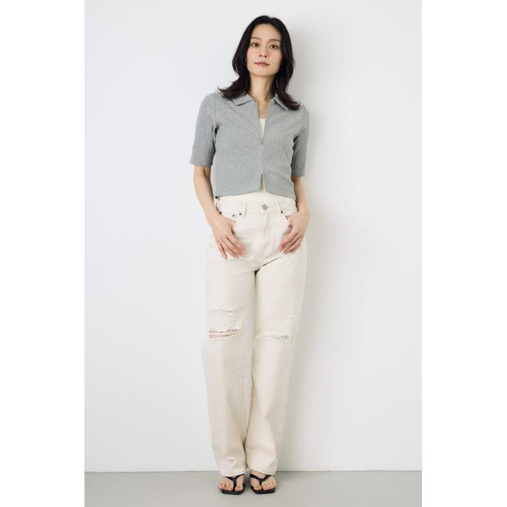 AZUL DENIM ダメージストレートデニム | AZUL BY MOUSSY | 詳細画像11 