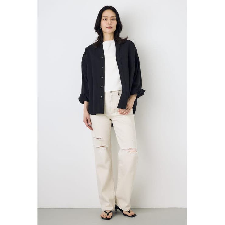 AZUL DENIM ダメージストレートデニム | AZUL BY MOUSSY | 詳細画像12 