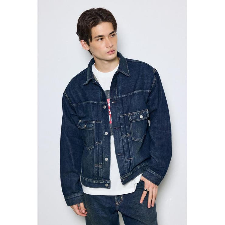 セカンドタイプデニムジャケット | AZUL BY MOUSSY | 詳細画像1 