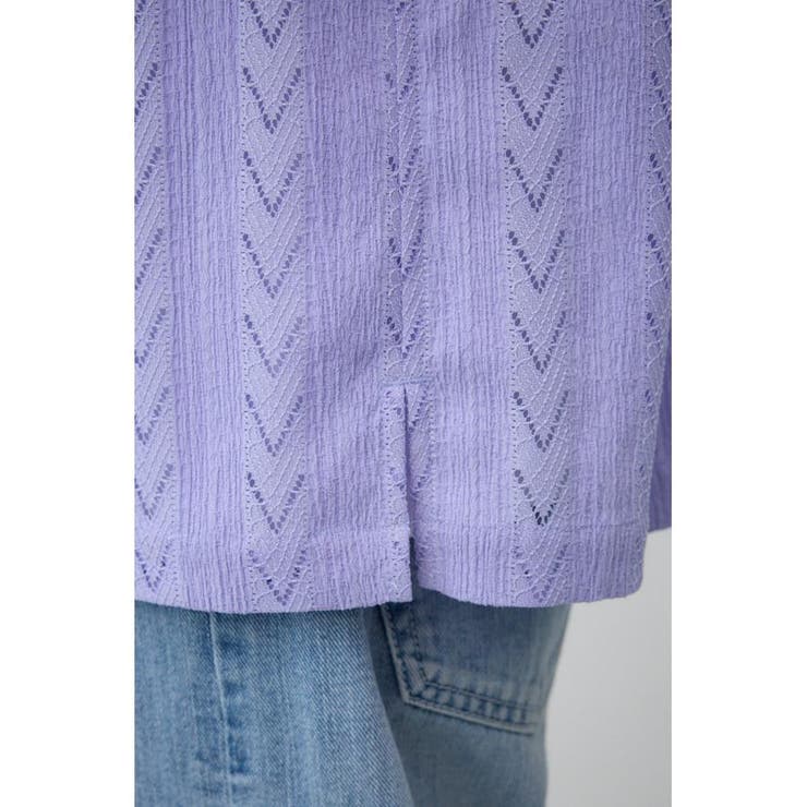 シアー開襟シャツ | AZUL BY MOUSSY | 詳細画像29 