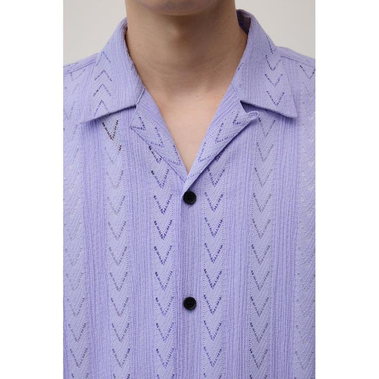 シアー開襟シャツ | AZUL BY MOUSSY | 詳細画像27 