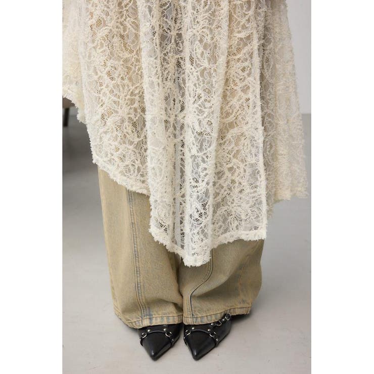 アシンメトリーレイヤードレースキャミワンピース | AZUL BY MOUSSY | 詳細画像11 