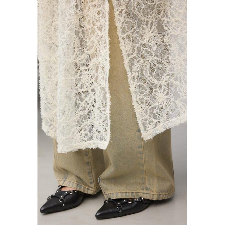 アシンメトリーレイヤードレースキャミワンピース | AZUL BY MOUSSY | 詳細画像12 