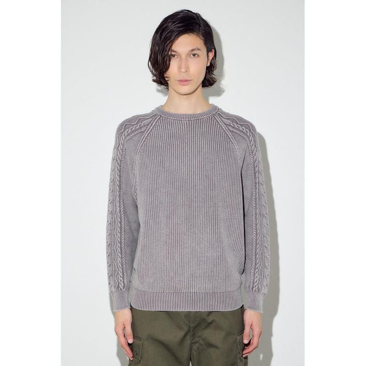 ヴィンテージウォッシュニットトップス | AZUL BY MOUSSY | 詳細画像27 