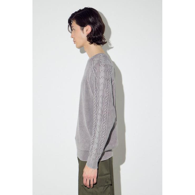 ヴィンテージウォッシュニットトップス | AZUL BY MOUSSY | 詳細画像28 