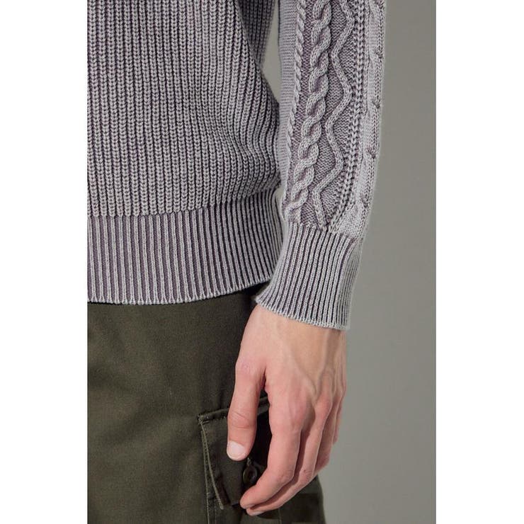 ヴィンテージウォッシュニットトップス | AZUL BY MOUSSY | 詳細画像32 