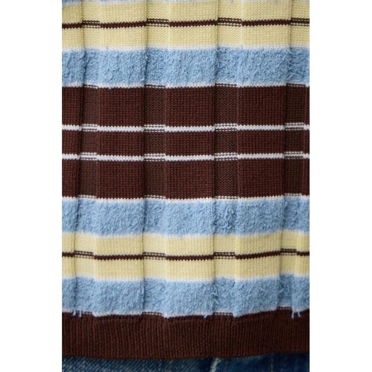 マルチボーダーノースリーブニット | AZUL BY MOUSSY | 詳細画像30 