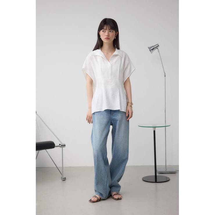 タックスキッパーブラウス | AZUL BY MOUSSY | 詳細画像4 