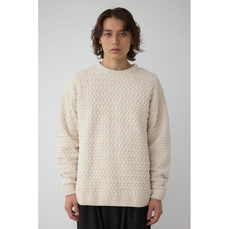 バスケット編みマットモールニット | AZUL BY MOUSSY | 詳細画像5 