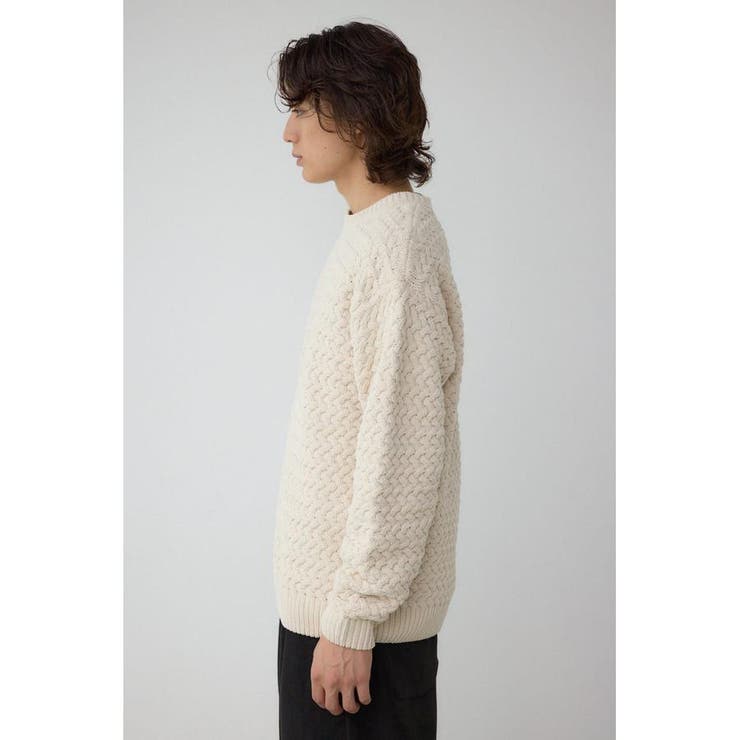 バスケット編みマットモールニット | AZUL BY MOUSSY | 詳細画像6 