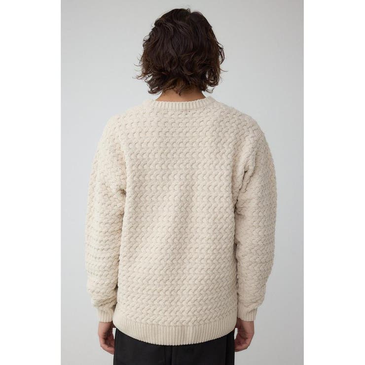 バスケット編みマットモールニット | AZUL BY MOUSSY | 詳細画像7 