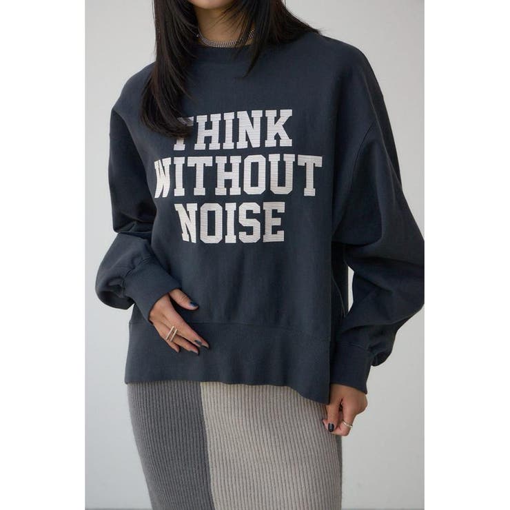 L/BLK1 | クラックロゴスウェット | AZUL BY MOUSSY