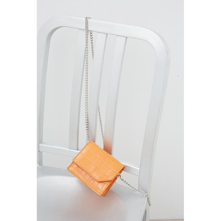 ORG | CROCO EMBOSS MINI BAG | AZUL BY MOUSSY