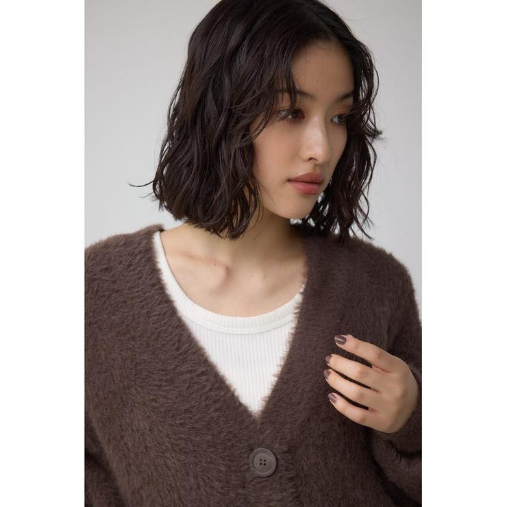 モヘヤライクニットカーディガン | AZUL BY MOUSSY | 詳細画像15 