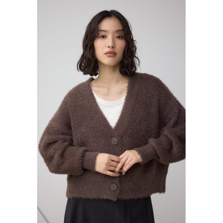 モヘヤライクニットカーディガン | AZUL BY MOUSSY | 詳細画像16 