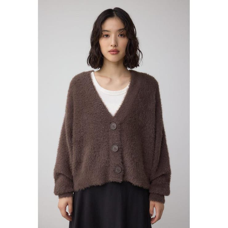 モヘヤライクニットカーディガン | AZUL BY MOUSSY | 詳細画像18 