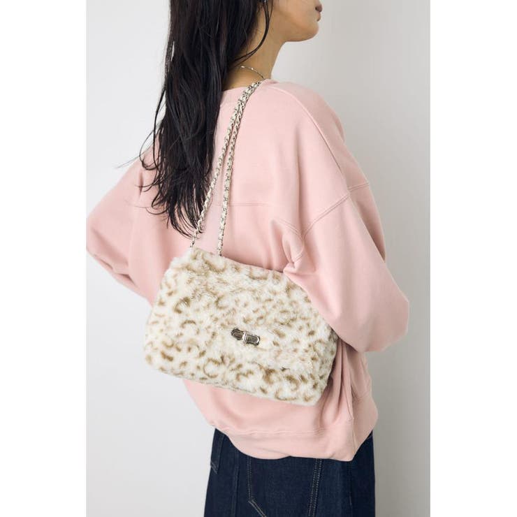 キルティングデザインフラップファーバッグ | AZUL BY MOUSSY | 詳細画像1 